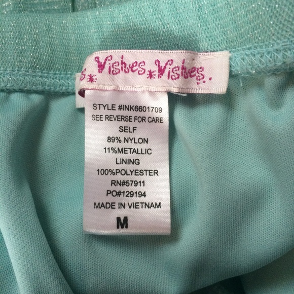 Juniors teal strapless dress - Picture 4 of 4